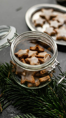 Vegane und glutenfreie Zimtsterne