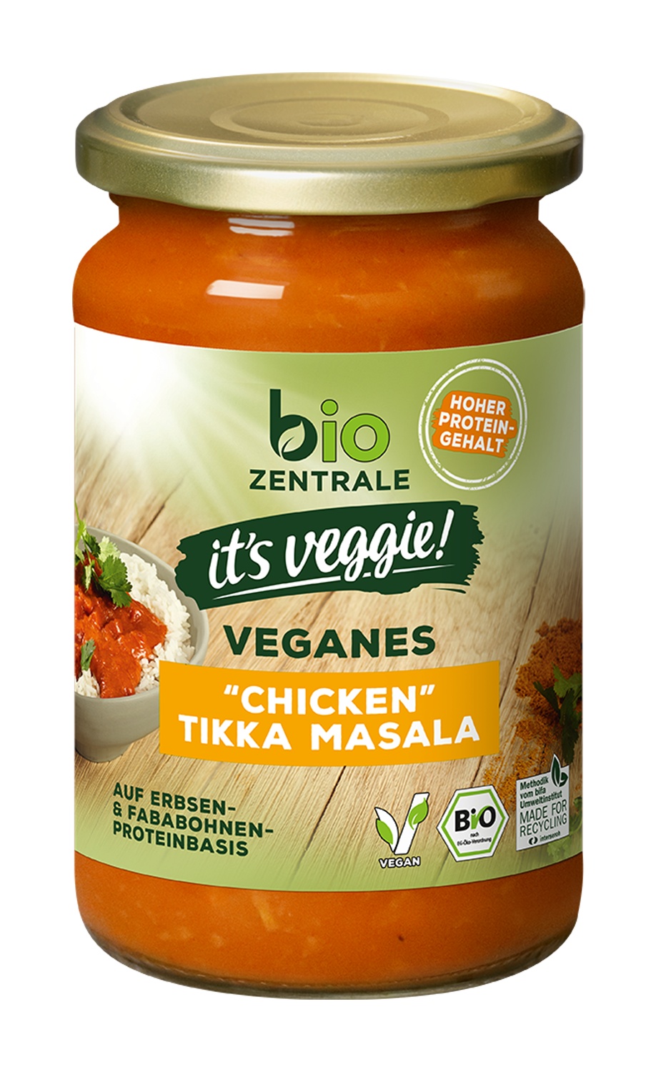 Wie Chicken Tikka Masala vegan
