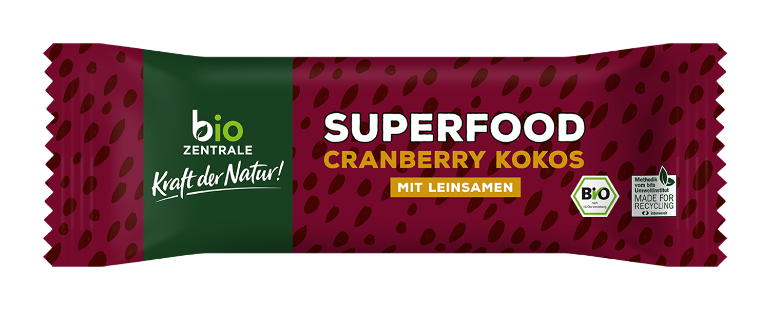 Riegel Superfood Cranberry Kokos