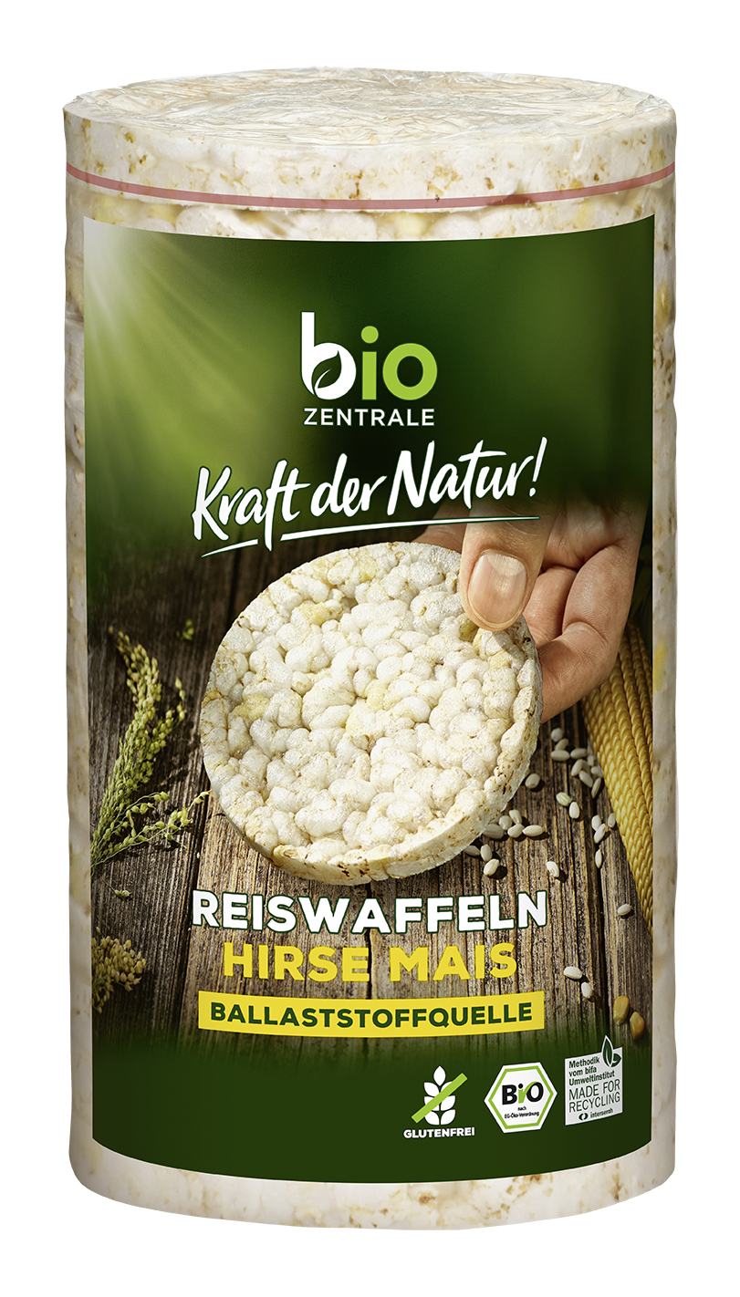 knusprige biozentrale Reiswaffeln Hirse Mais - hier online bestellen! knusprige biozentrale Reiswaffeln Hirse Mais - hier online bestellen!