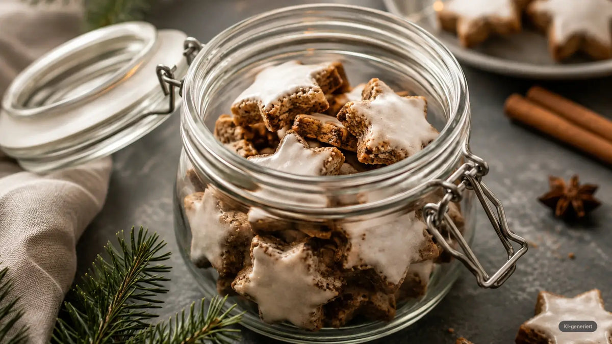 Vegane und glutenfreie Zimtsterne