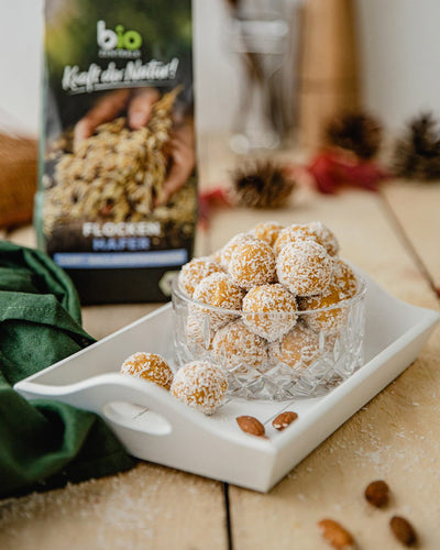 Bliss Balls mit Haferflocken