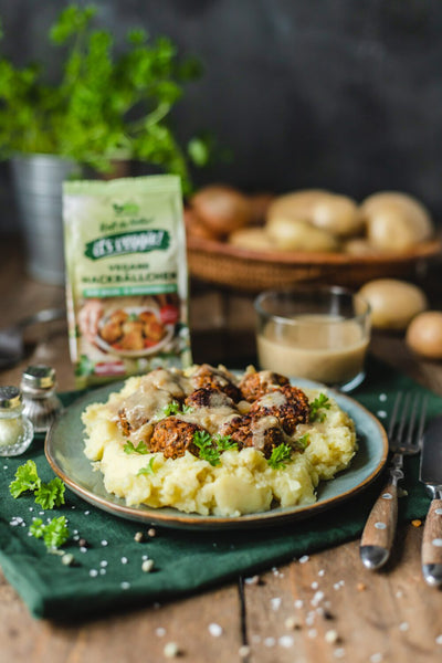 Vegane Hackbällchen wie “Schwedische Köttbullar”