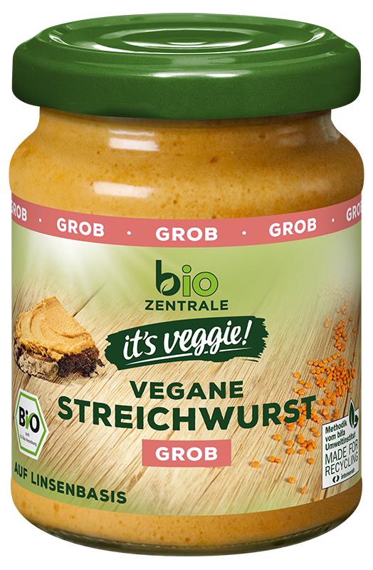 vegane Streichwurst auf Linsenbasis mit Räuchertofu