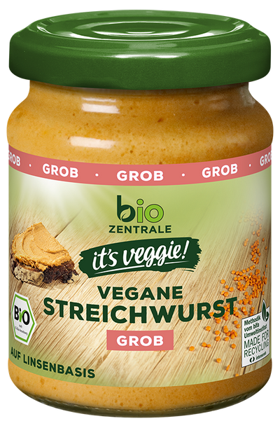 vegane Streichwurst auf Linsenbasis mit Räuchertofu