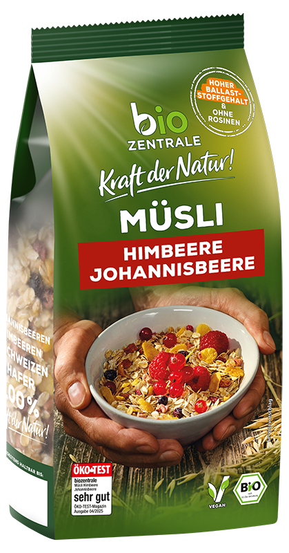 Müsli Himbeere Johannisbeere
