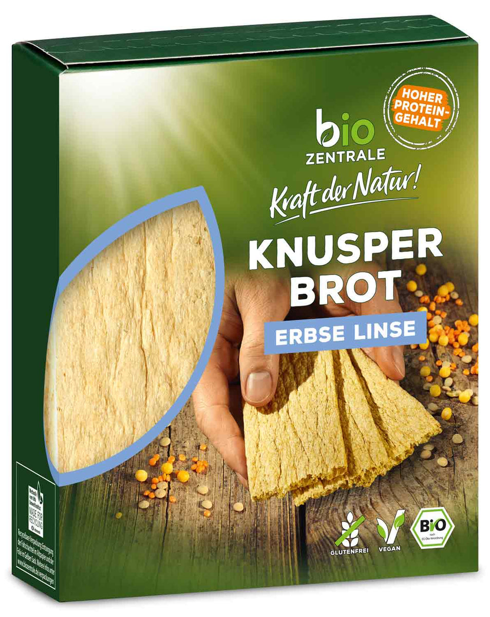 Knusperbrot Erbse Linse
