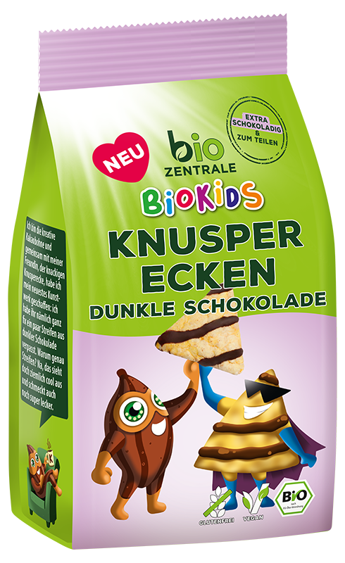 BioKids Knusperecken Dunkle Schokolade