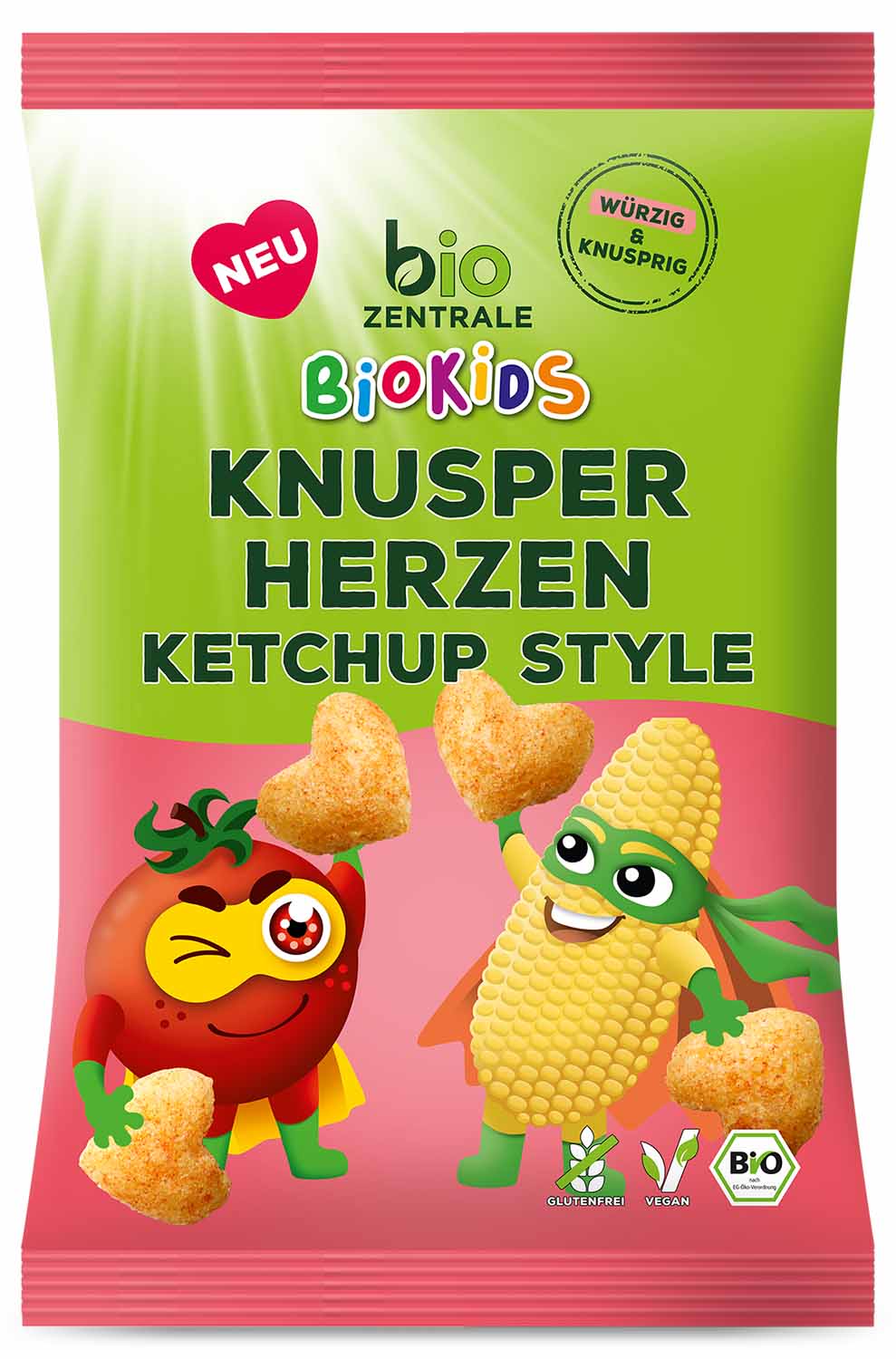 Knusperherzen Ketchup Style