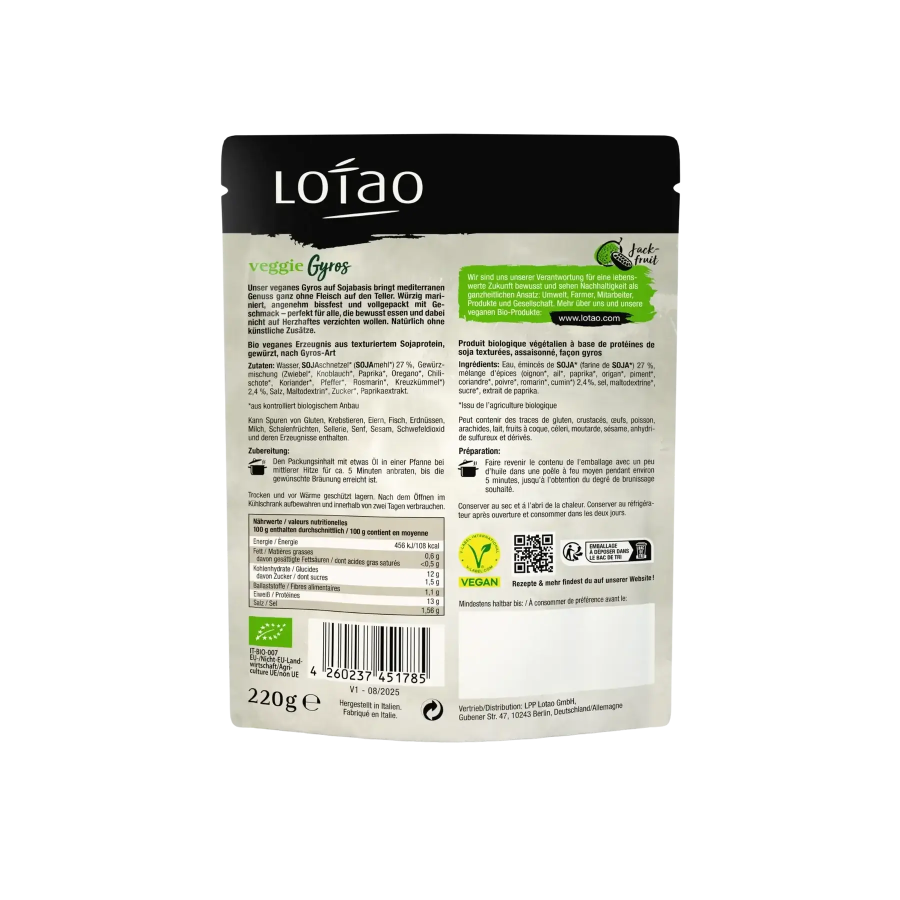 Lotao Veggie Gyros