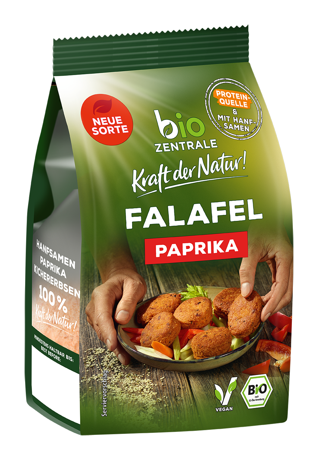 Falafel mit Paprika – biozentrale