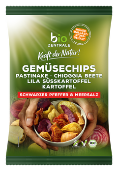 Gemüsechips Schwarzer Pfeffer & Meersalz