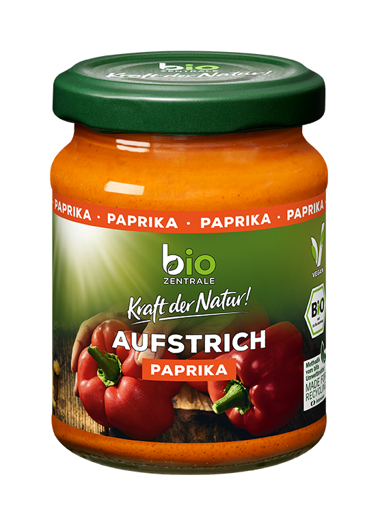 Brotaufstrich Paprika - hier bestellen – biozentrale Brotaufstrich Paprika - hier bestellen – biozentrale