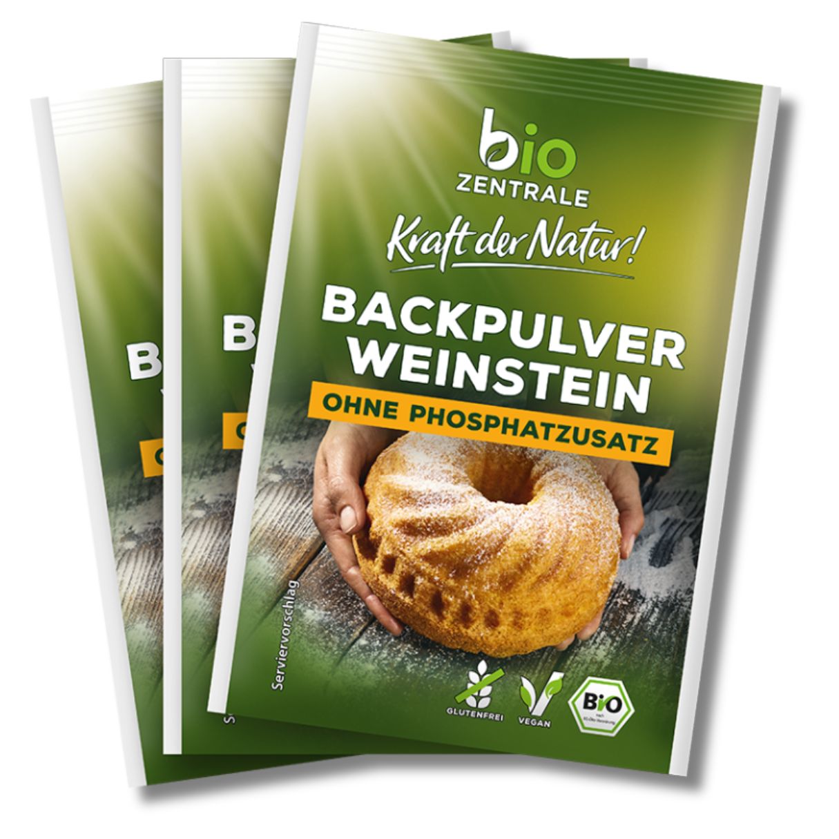 Weinstein Backpulver (3er Pack)