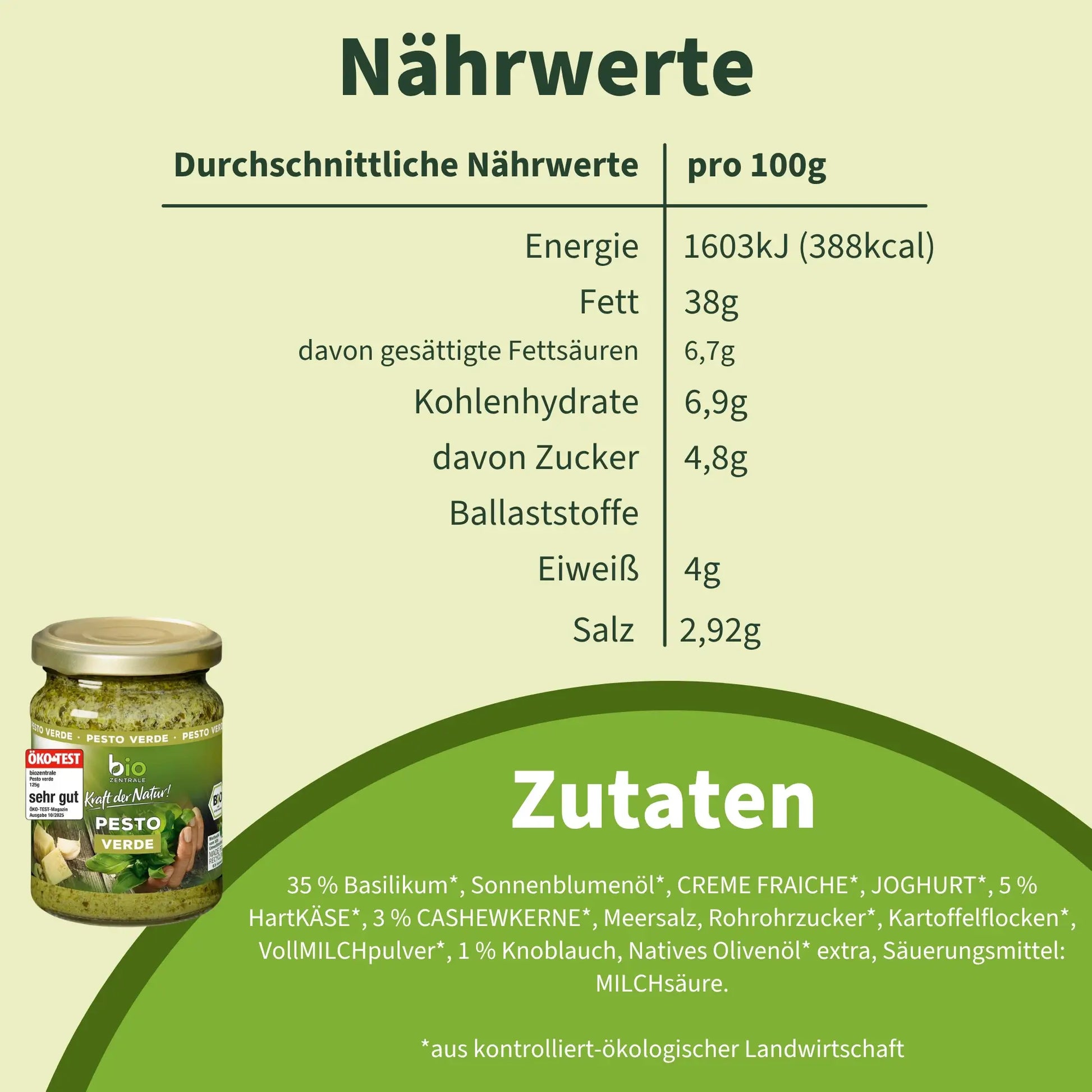 biozentrale Pesto Verde
