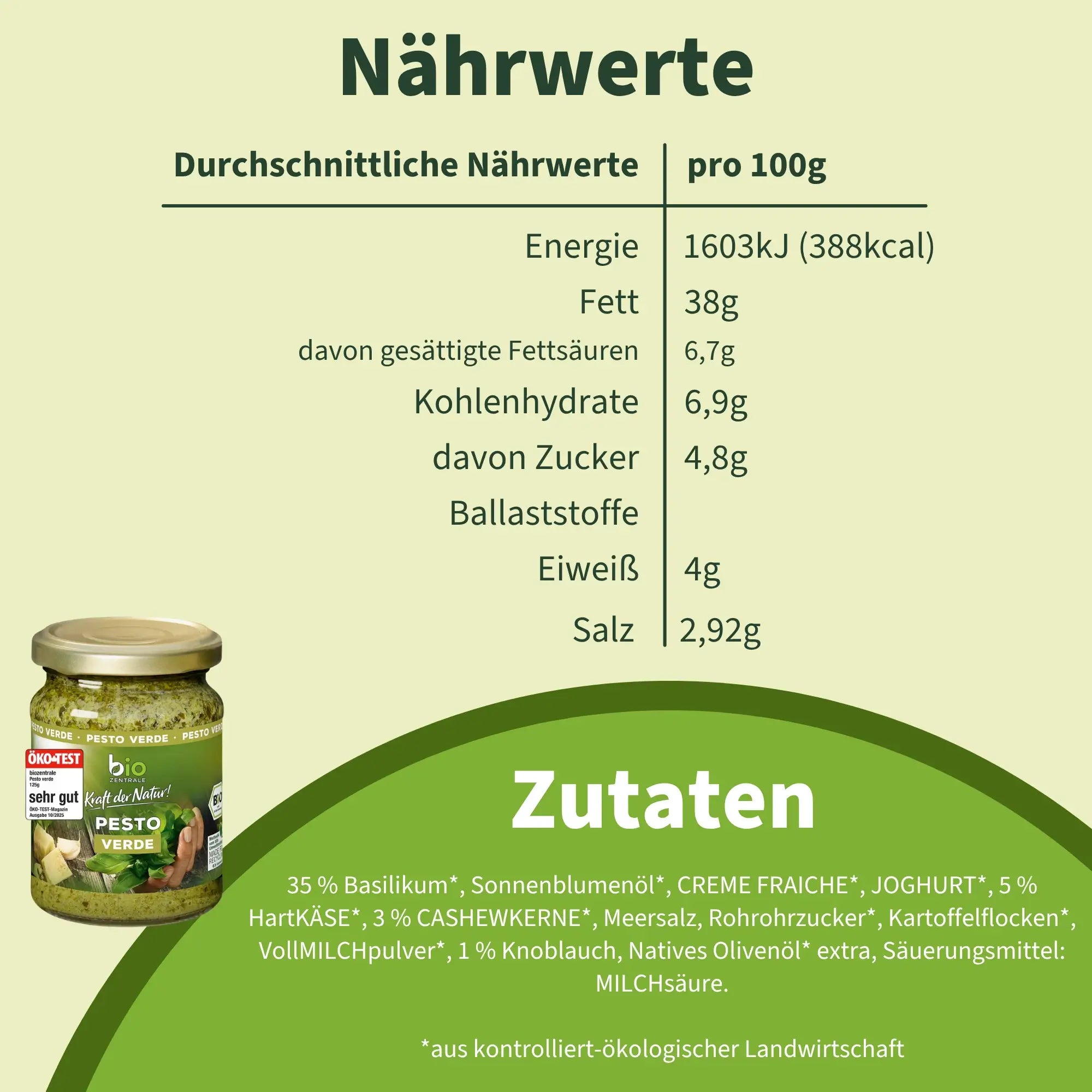 biozentrale Pesto Verde