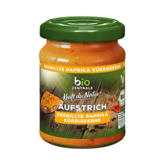 Aufstrich gegrillte Paprika Kürbiskerne