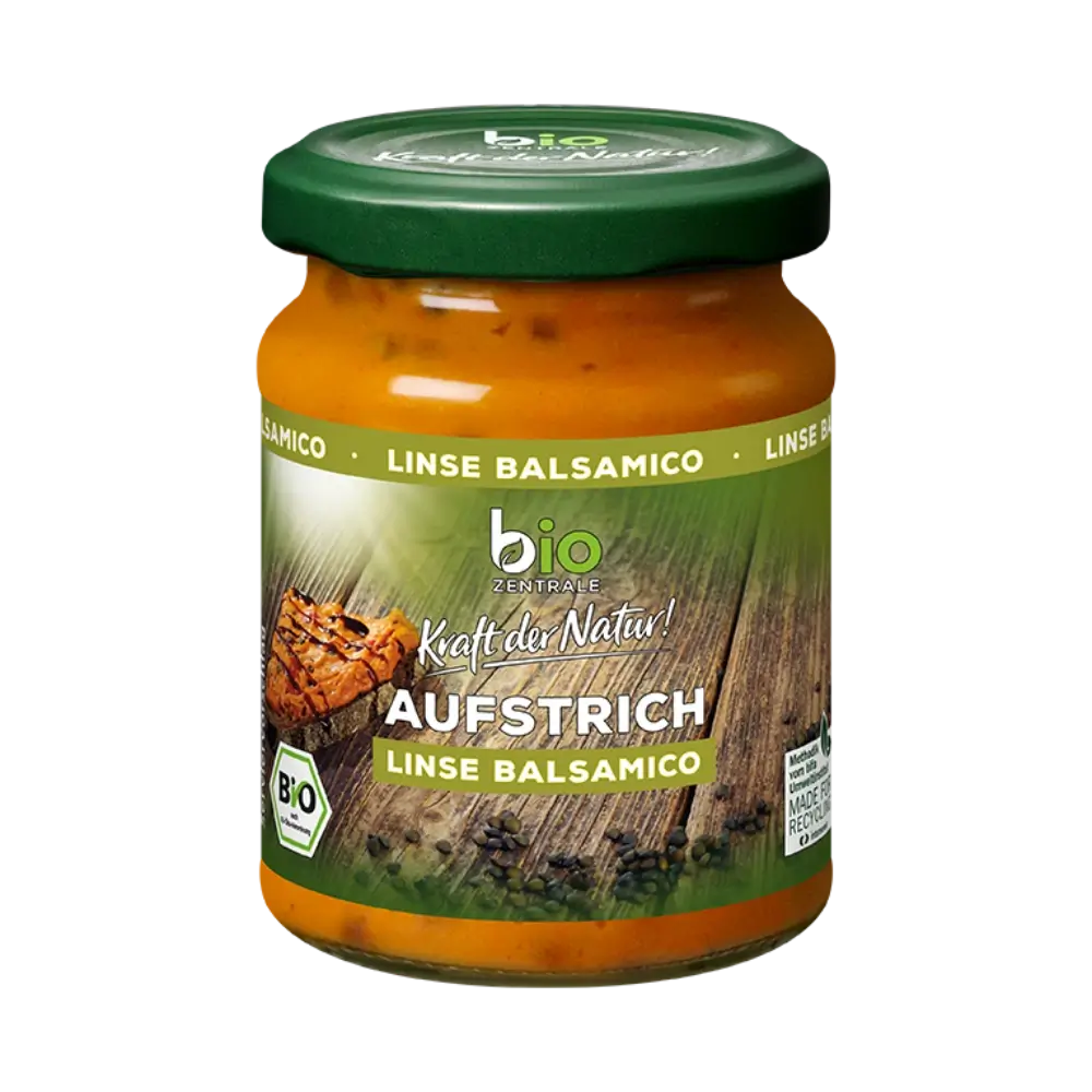 biozentrale Aufstrich Linse Balsamico