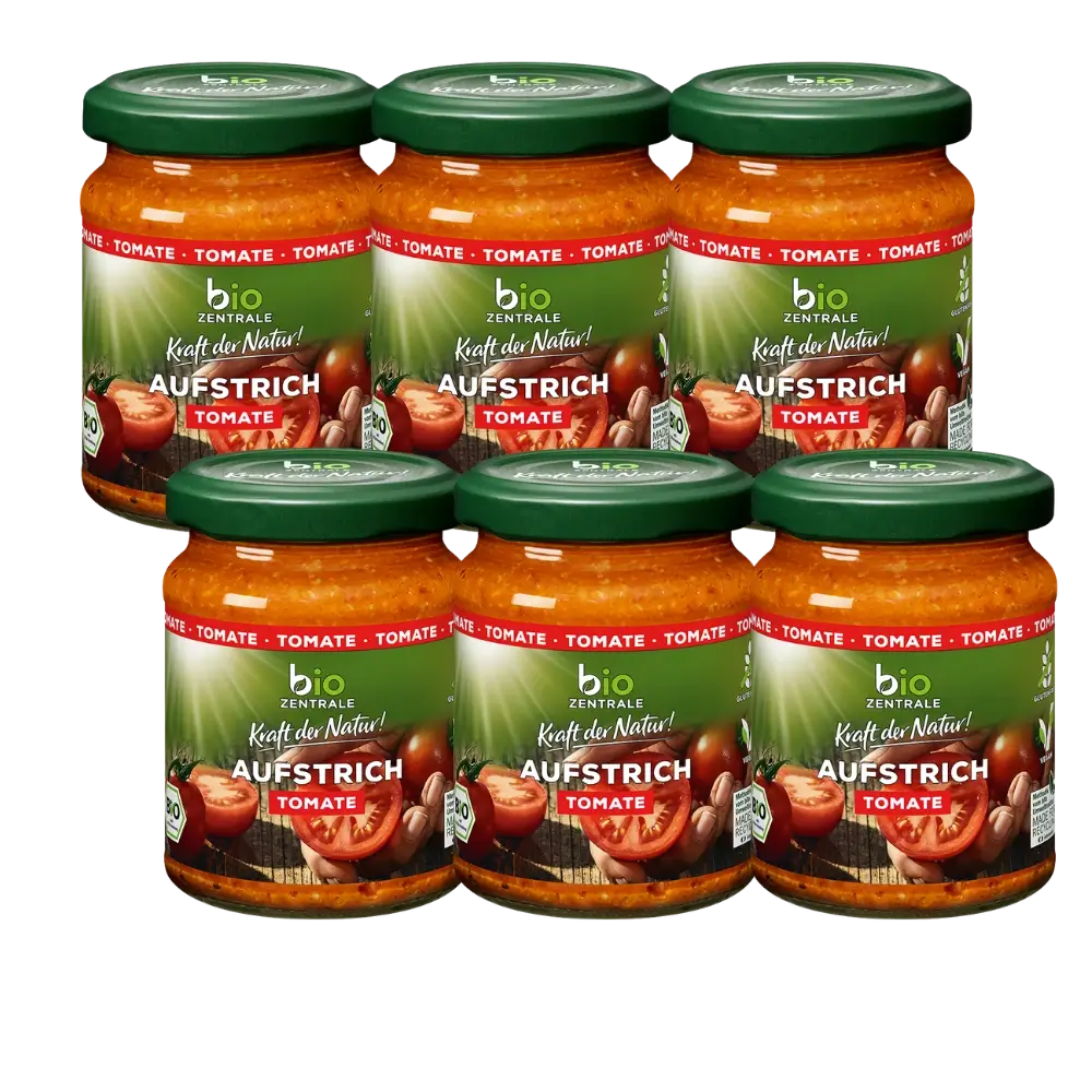 biozentrale Aufstrich Tomate 6 x 125g