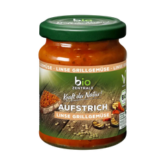 Aufstrich Linse Grillgemüse