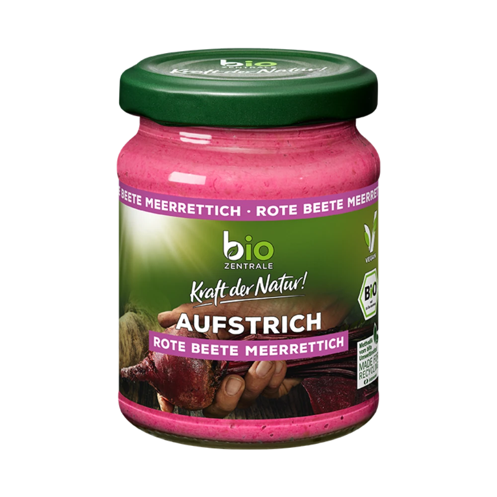 biozentrale Aufstrich Rote Beete Meerrettich