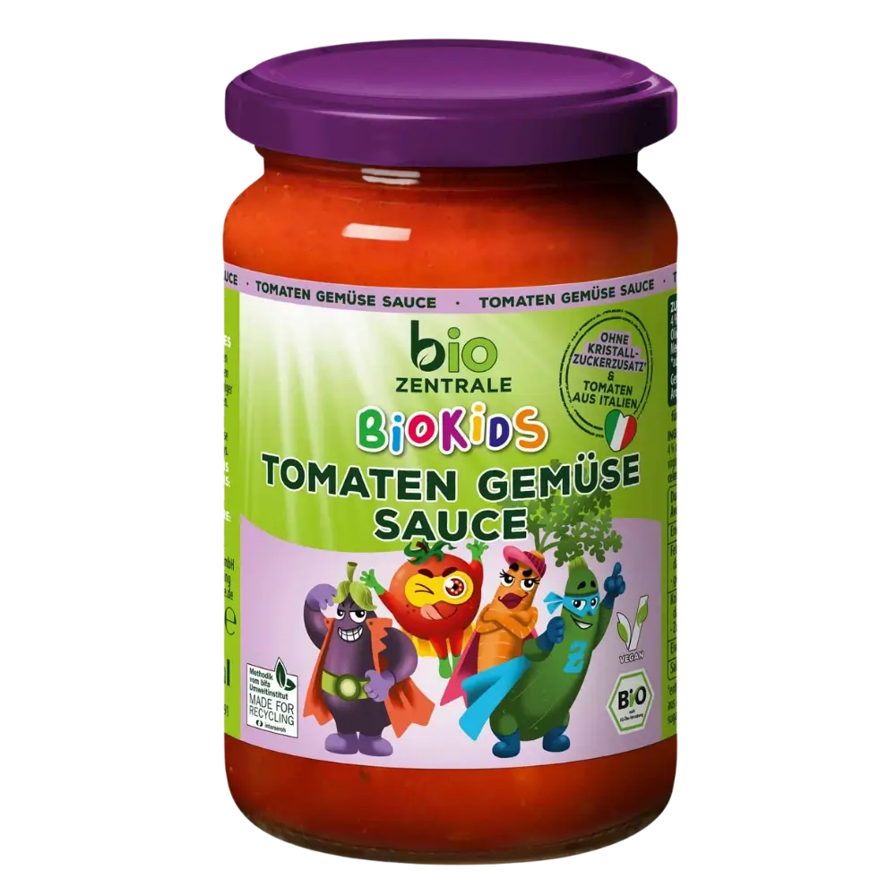 Biokids Tomaten Gemüse Sauce