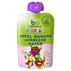 BioKids Quetschie Apfel-Banane-Himbeere-Hafer