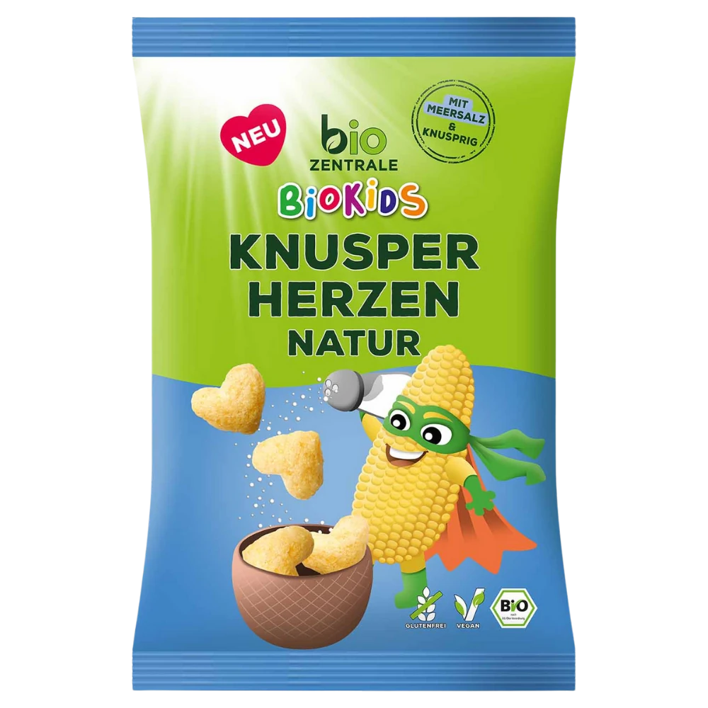 biozentrale BioKids Knusperherzen Natur