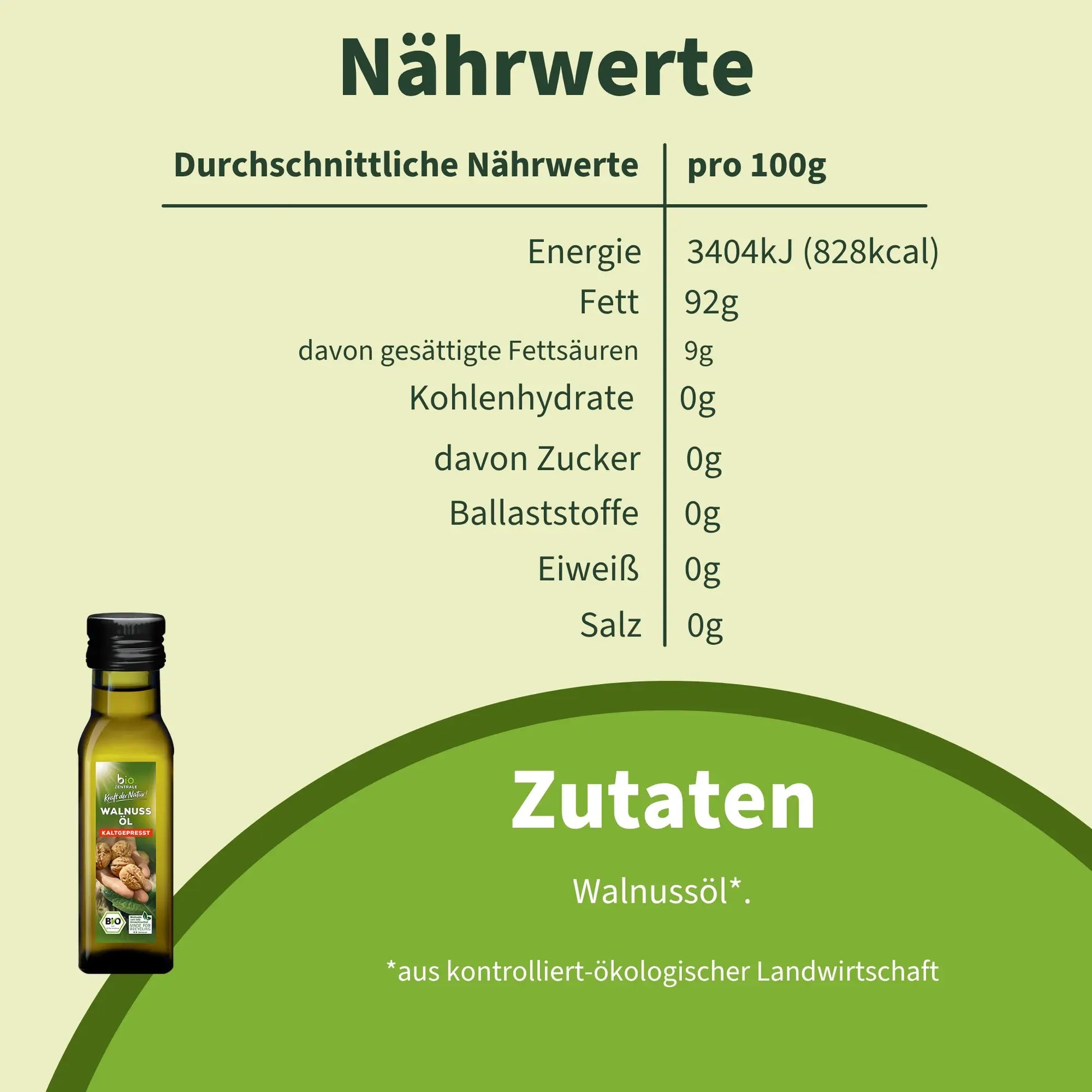 biozentrale Walnussöl 100 ml