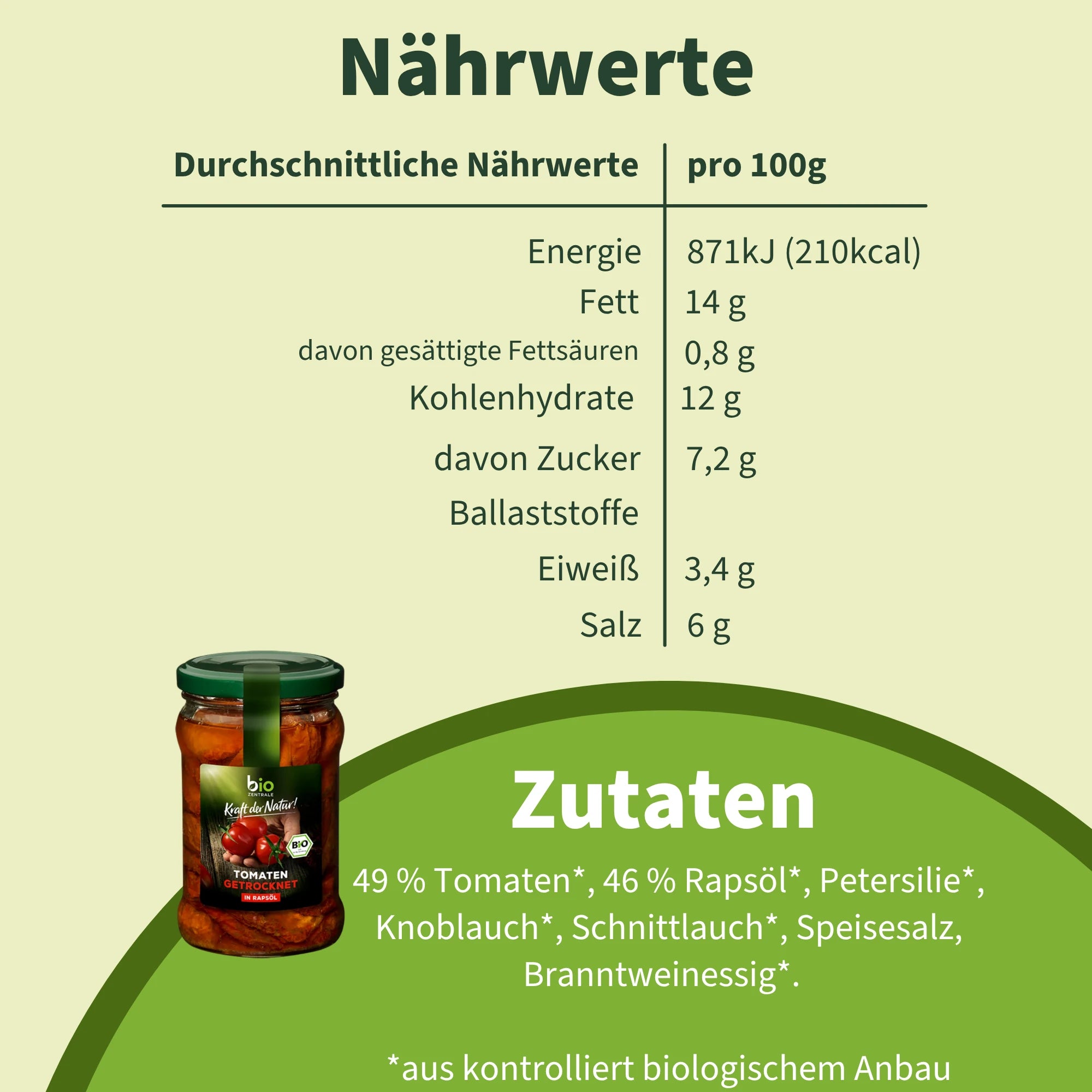 biozentrale Tomaten getrocknet