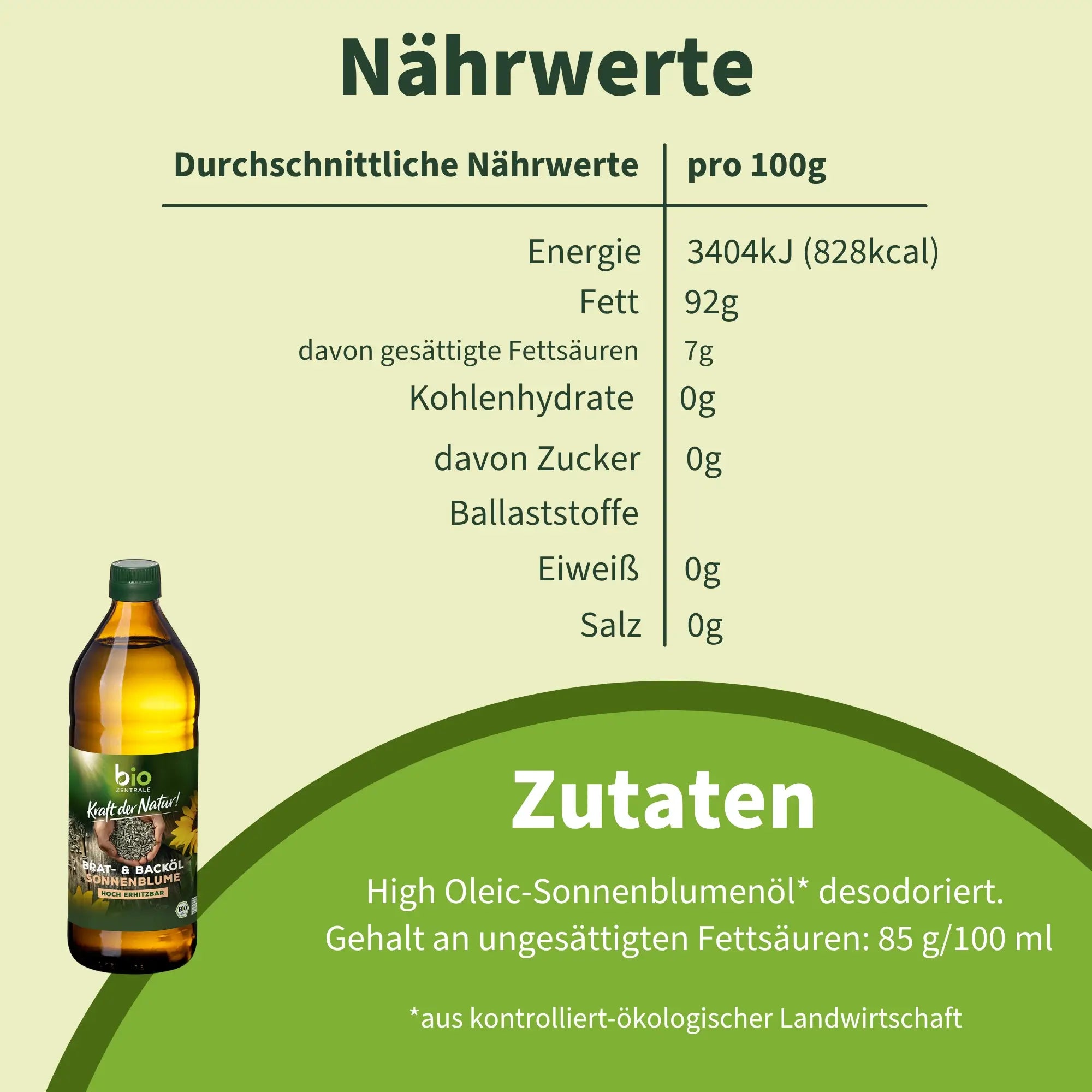 biozentrale Brat- & Backöl 750 ml