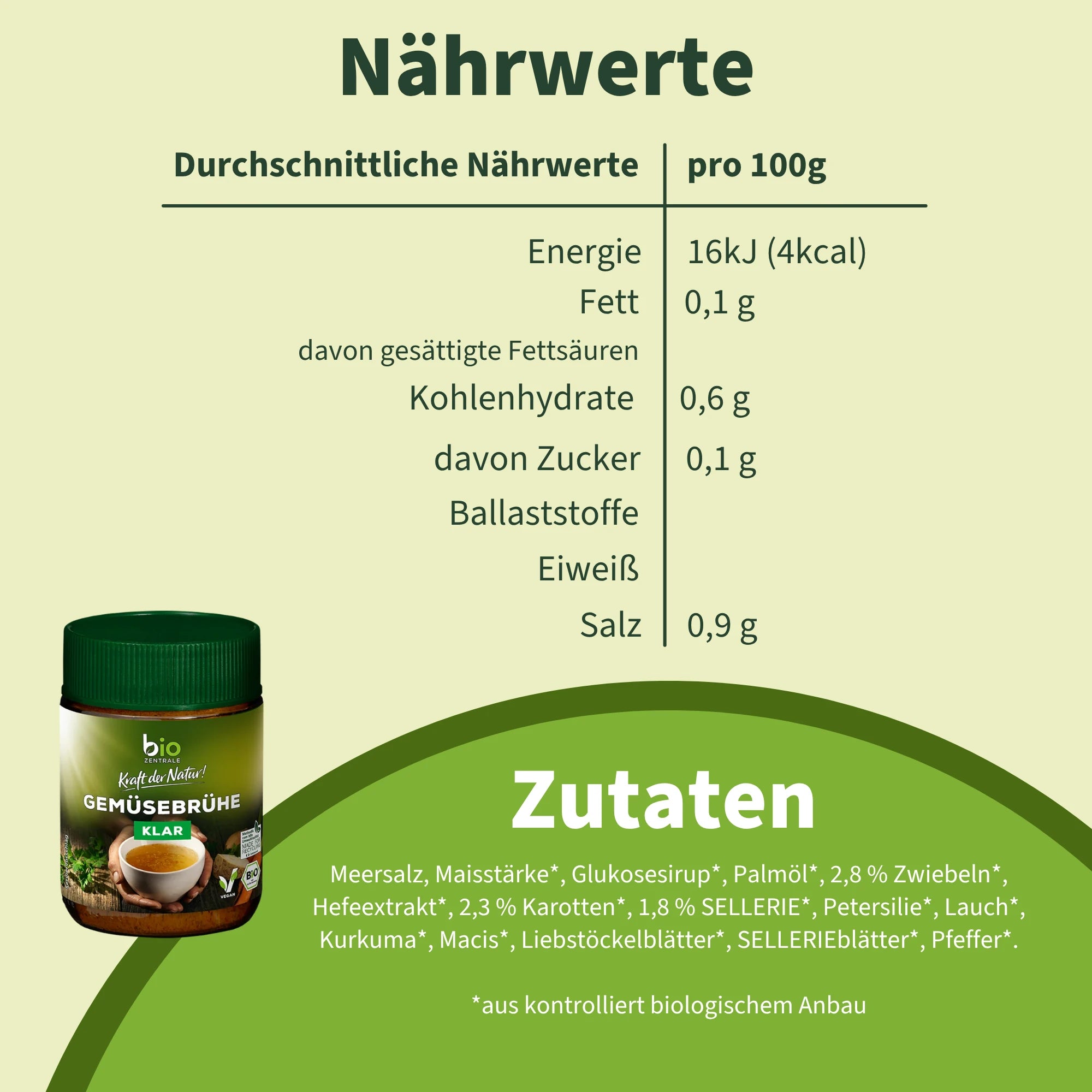 biozentrale Gemüsebrühe klar