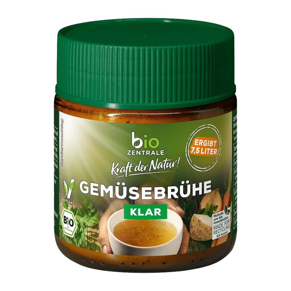 biozentrale Gemüsebrühe klar 120g ≙ 7,5l