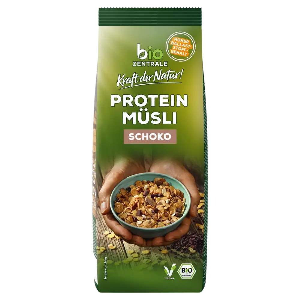 biozentrale Proteinmüsli Schoko