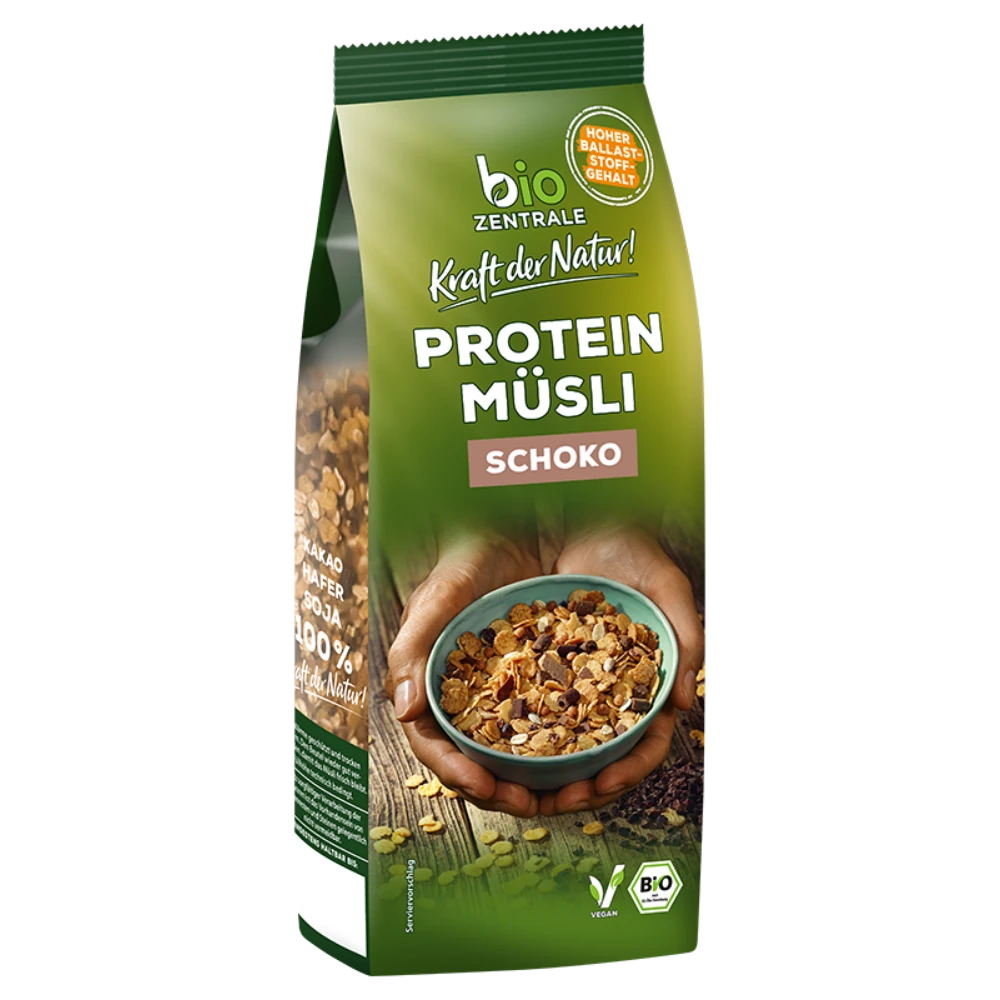 biozentrale Proteinmüsli Schoko