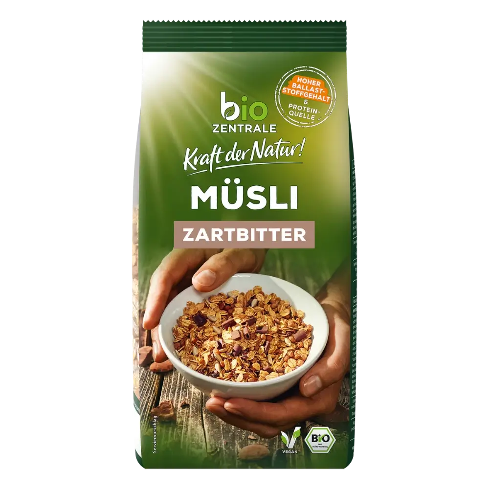 biozentrale Müsli Zartbitter