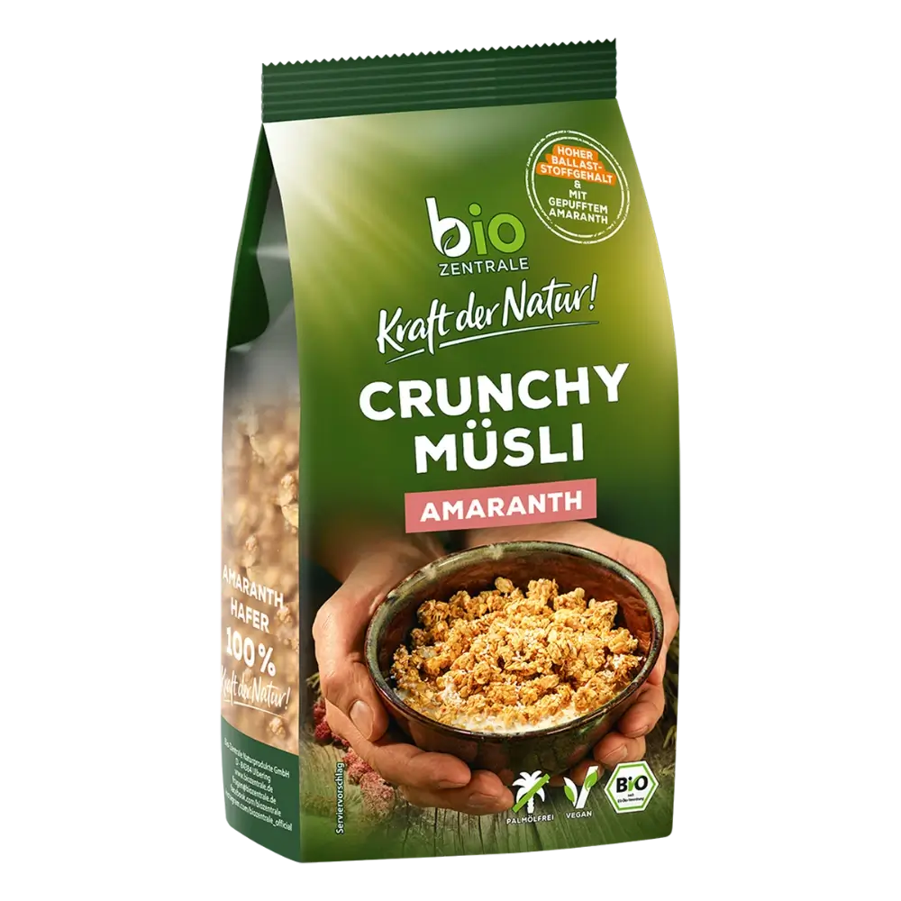 biozentrale Crunchy Müsli Amaranth 375g