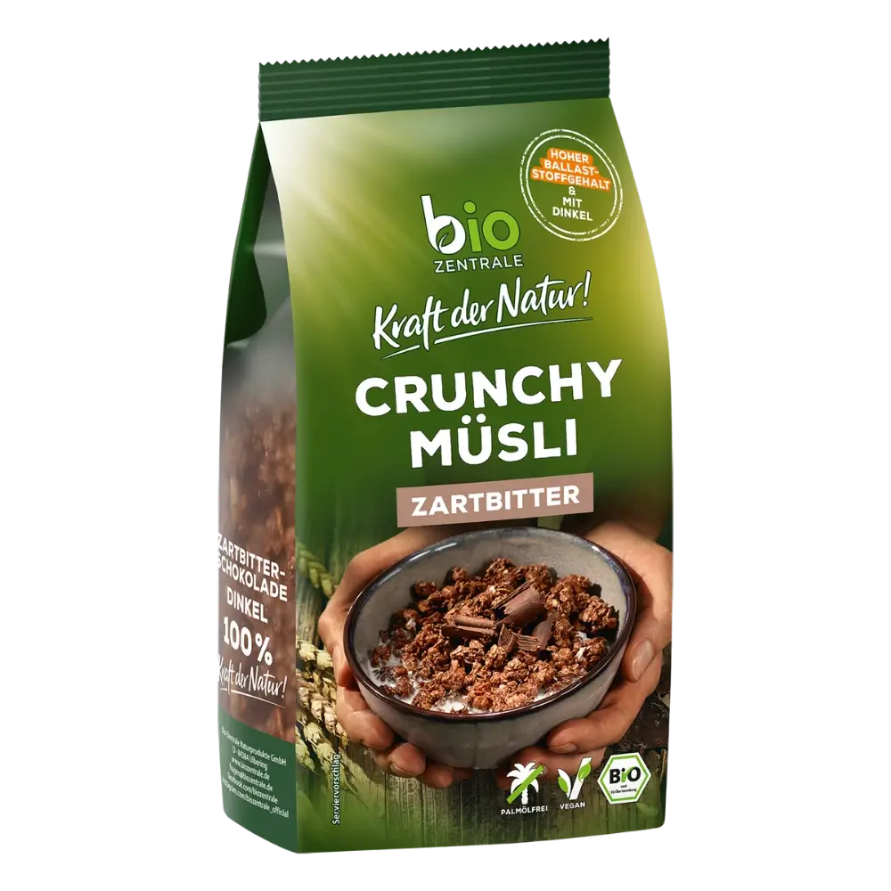 biozentrale Crunchy Müsli Zartbitter