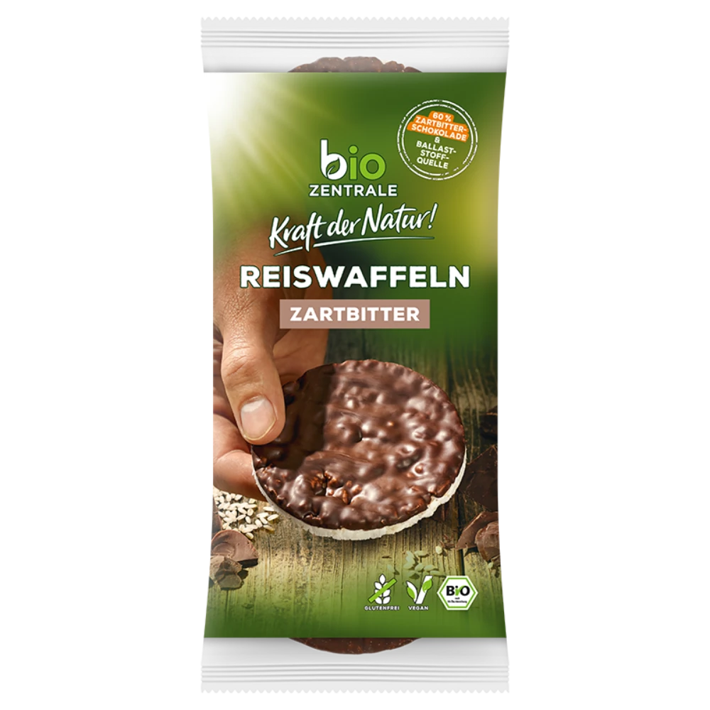 biozentrale Reiswaffeln Zartbitter