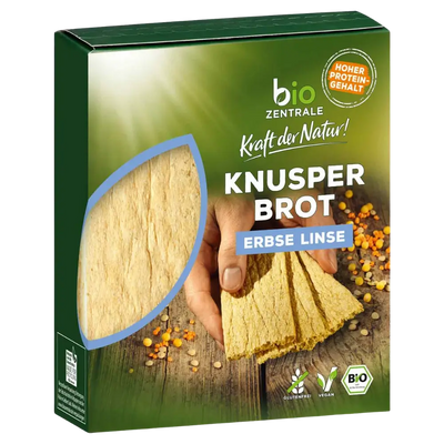 Knusperbrot Erbse Linse