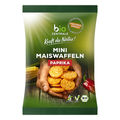 Mini Maiswaffeln Paprika