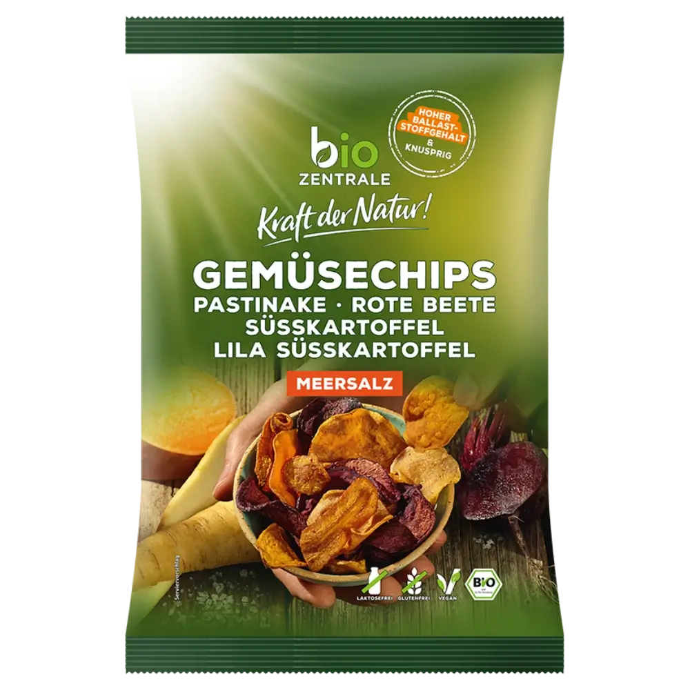 biozentrale Gemüsechips Meersalz