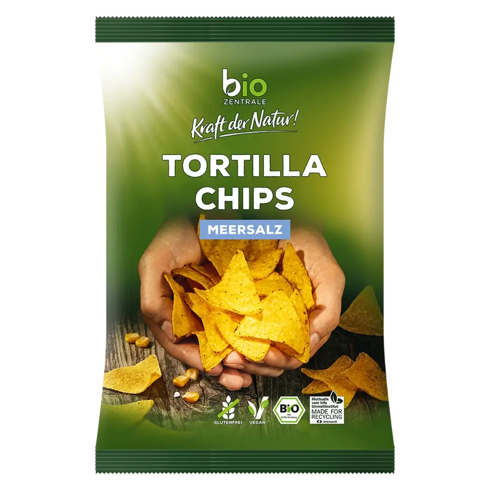 biozentrale Tortilla Chips Meersalz