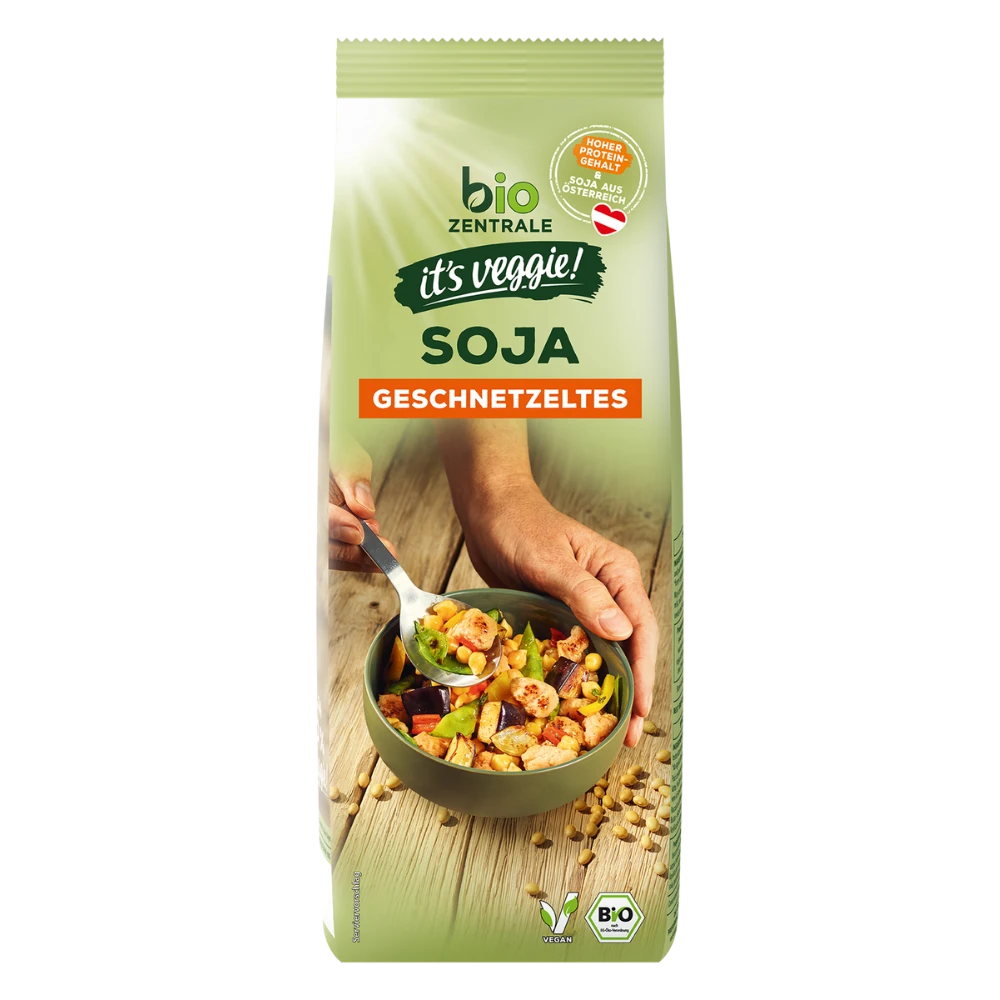 biozentrale Soja Geschnetzeltes