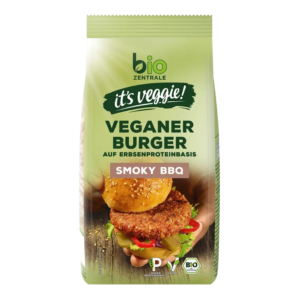 biozentrale Veganer Burger Smoky BBQ