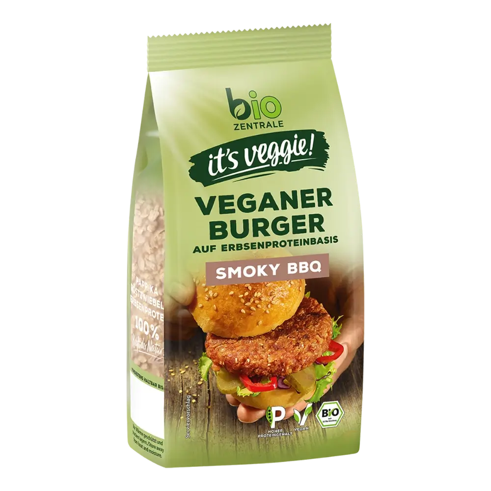 biozentrale Veganer Burger Smoky BBQ