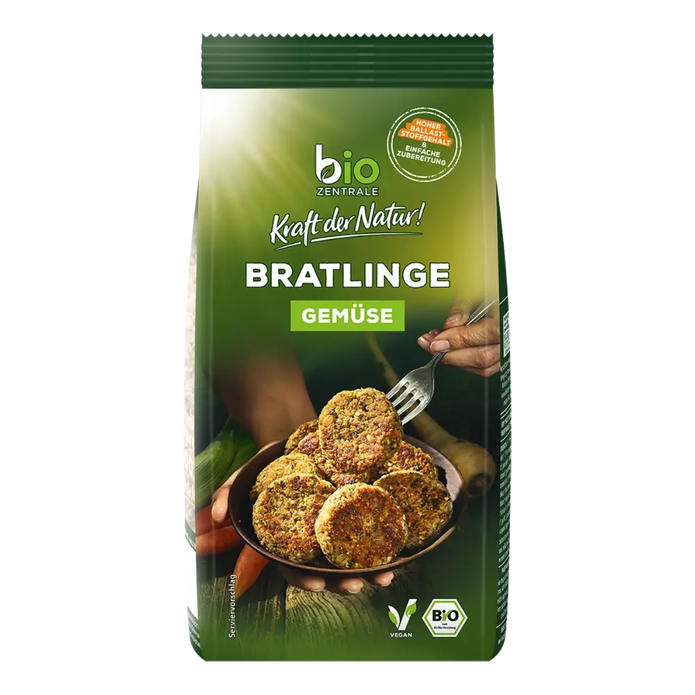 biozentrale Bratlinge Gemüse