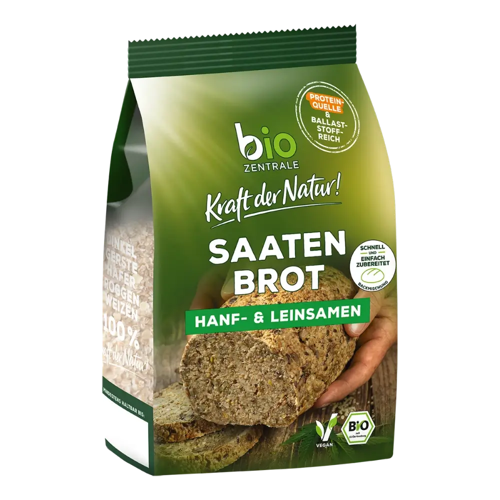 biozentrale Saatenbrot Hanf- & Leinsamen