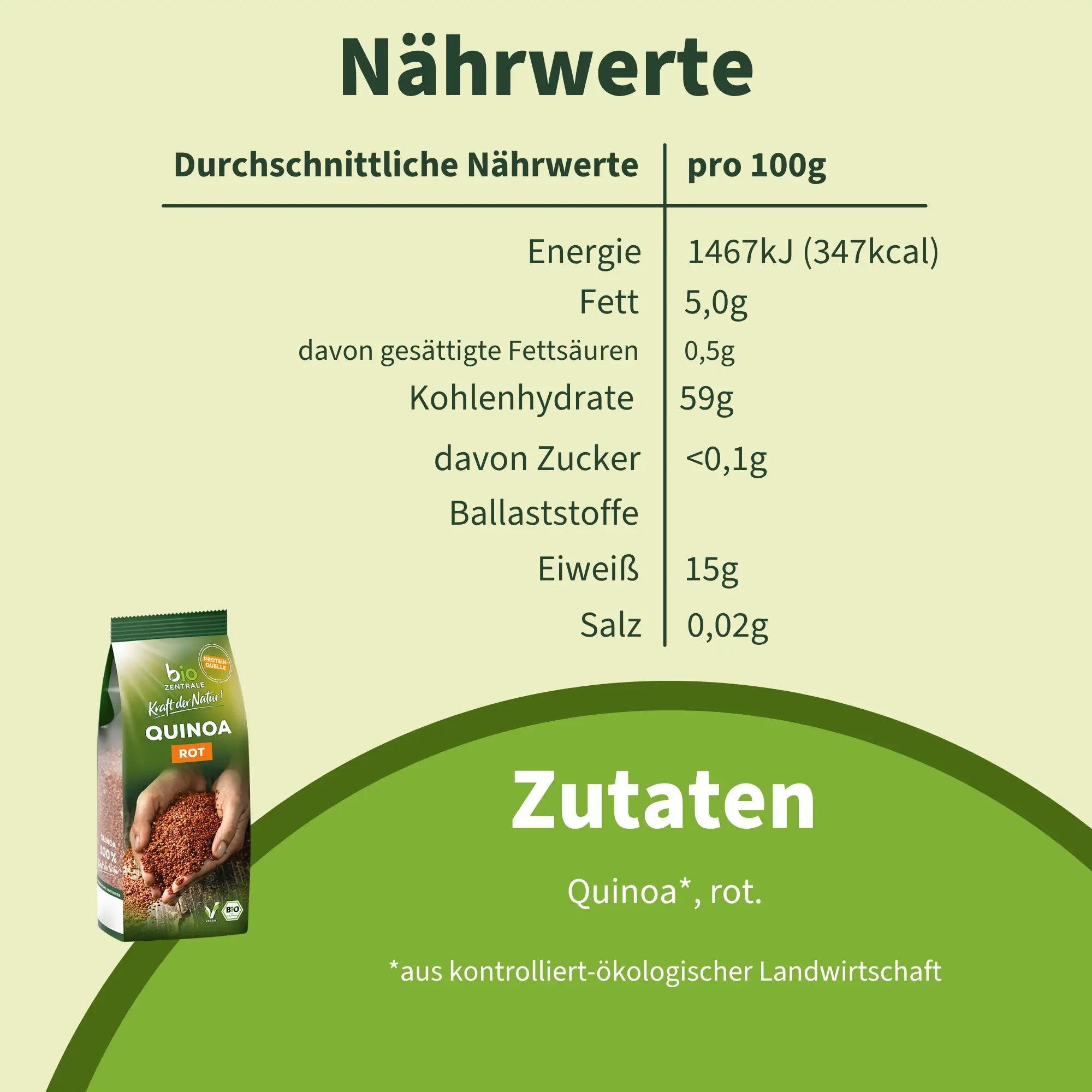 biozentrale Quinoa rot