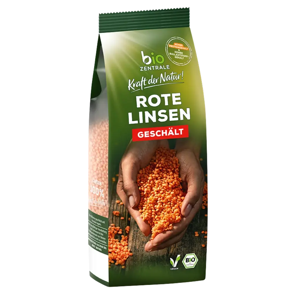 biozentrale Linsen rot 500g